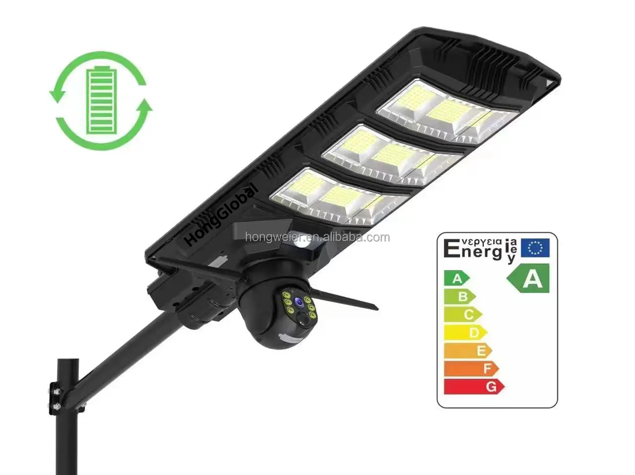 4MP Outdoor Solar Power Wireless Street Light Surveillance Camera V380 Pro IP PTZ WiFi Security CCTV Solar Camera - 副本